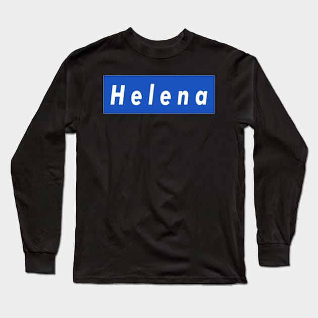 Helena Box Logo Long Sleeve T-Shirt by ART BY IIPRATMO